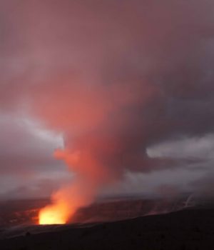 23 dawn on the flanks of Mauno Loa, Kilauea caldera, Hawaii